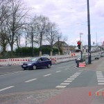 Bauarbeiten April 2010 Nähe Straßenbahndepot Gröpelingen