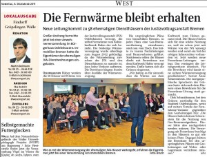 Weser-Report vom 04.12.2012